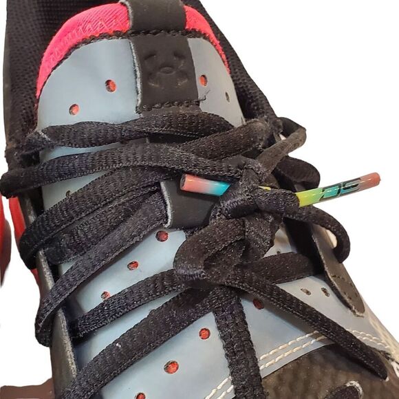 Under Armour Curry 7 Youth Size 6 Y/38.5 Shoes underrated Black/Gray Red Low - Picture 4 of 8